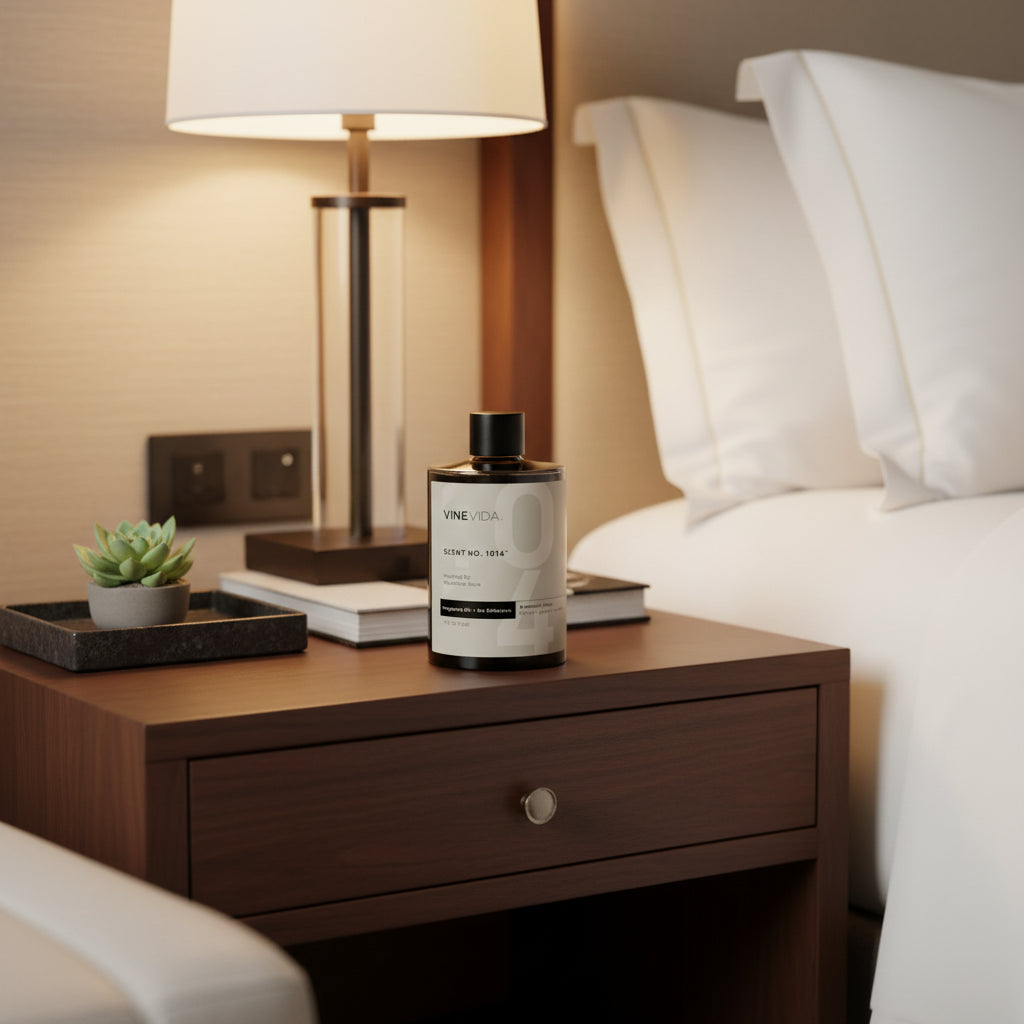 Aceite Aromático 120 ML para Difusor Eléctrico Premium Inspirado en November Rain & Hotel Marriot