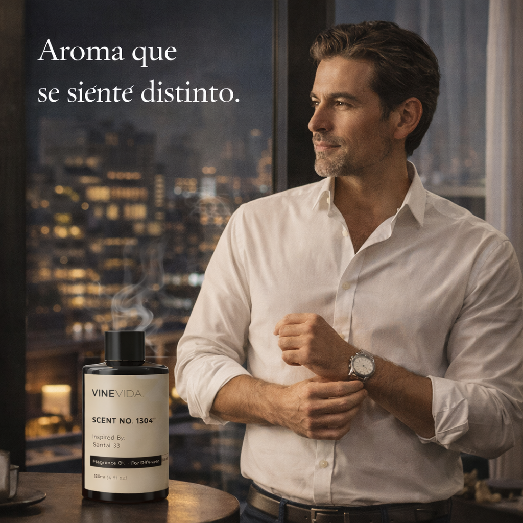 Aceite Aromático 120 ML para Difusor Eléctrico Premium inspirado en Santal 33