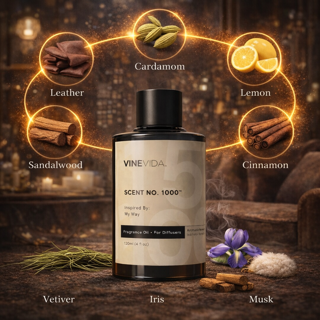 Aceite Aromático 120 ML para Difusor Eléctrico Premium inspirado en My Way & The One Hotel