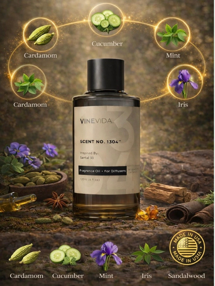 Aceite Aromático 120 ML para Difusor Eléctrico Premium inspirado en Santal 33