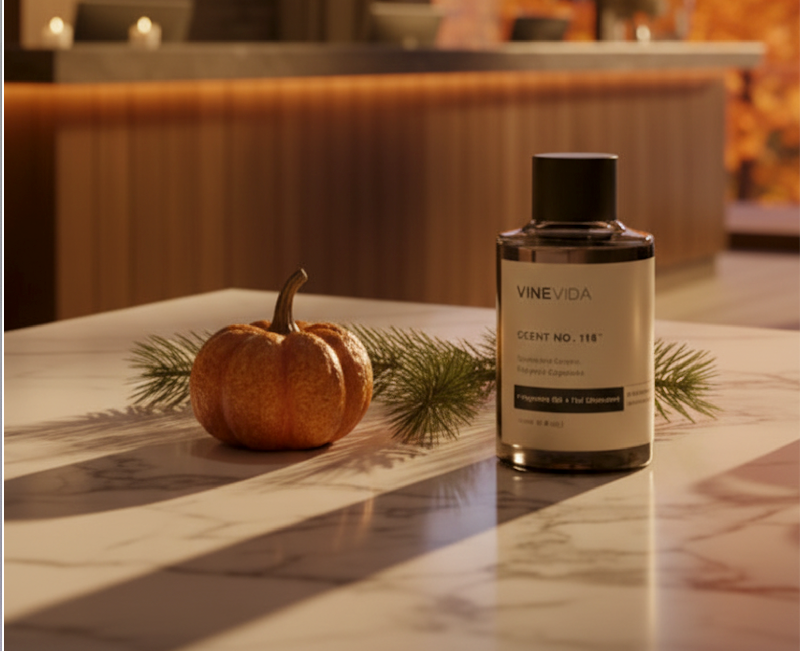 Aceite Aromático 120 ML para Difusor Eléctrico Premium Pumpkin Cupcake