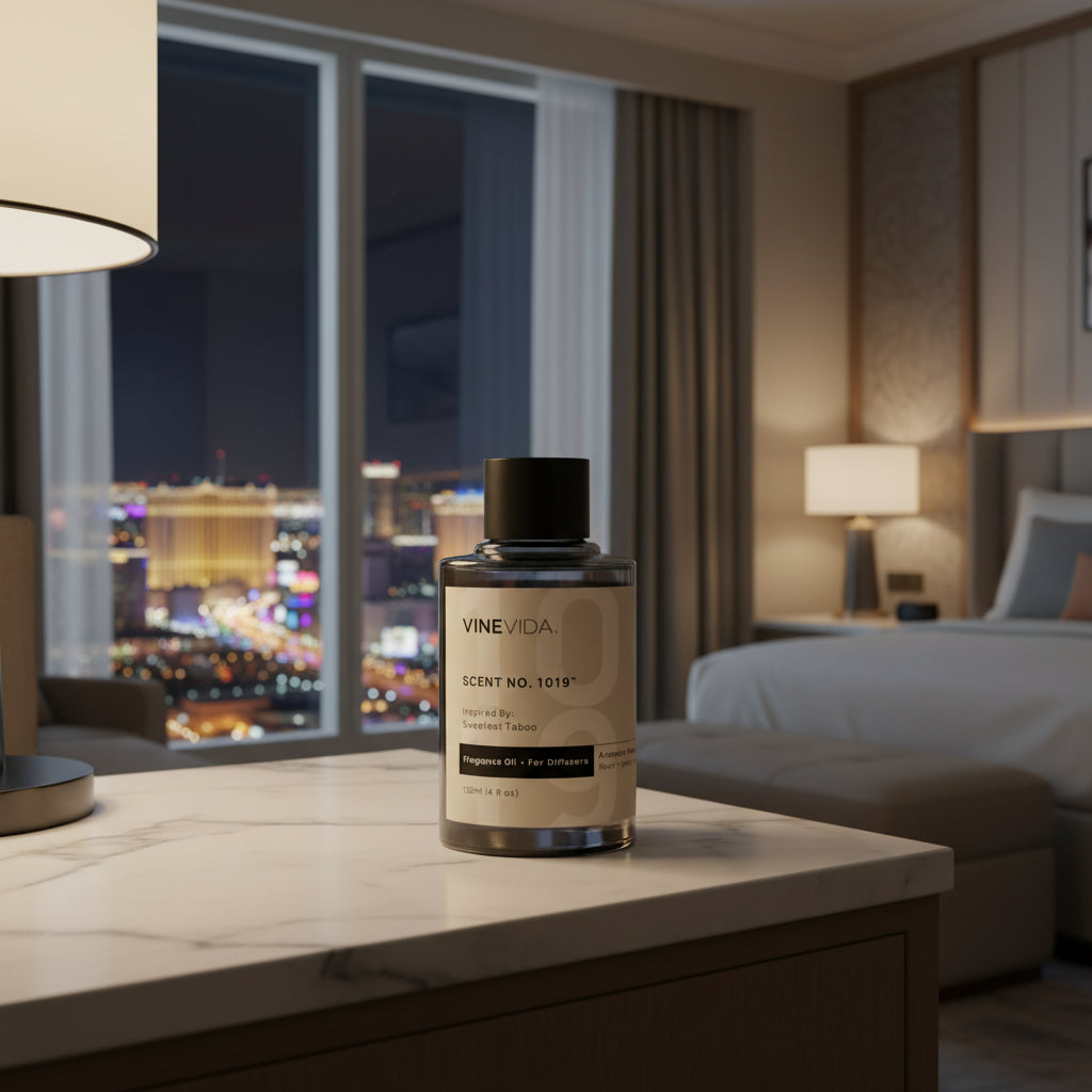 Aceite Aromático 120 ML para Difusor Eléctrico Premium Inspirado en Sweetest Taboo & Aria Hotel